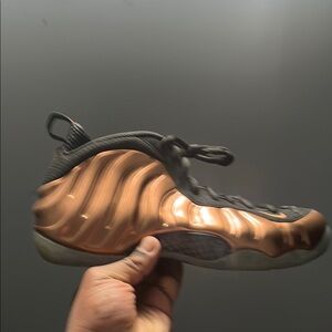 Copper and Black Foamposite Sneaker